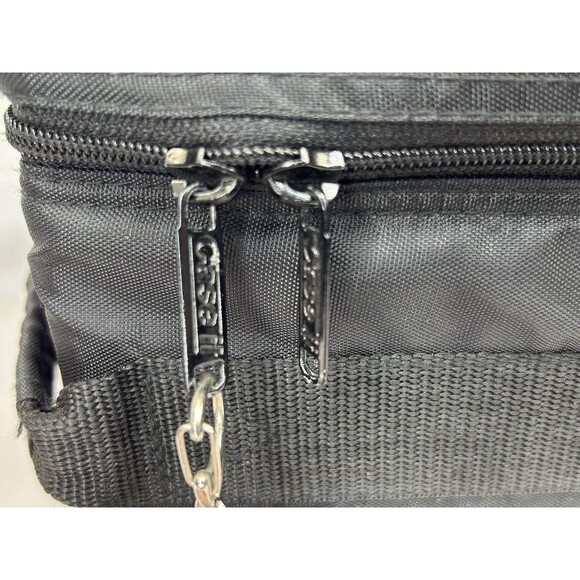 VTG Case It 15 CD Storage Nylon Carrying Bag Black Classic Travel Pepsi Keychain - Picture 6 of 12